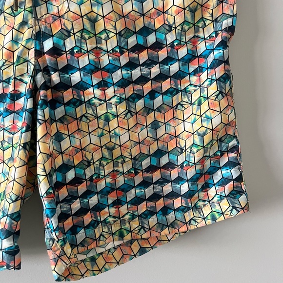 Maaji Mens swim trunks shorts Size small geometric pattern - Picture 2 of 10